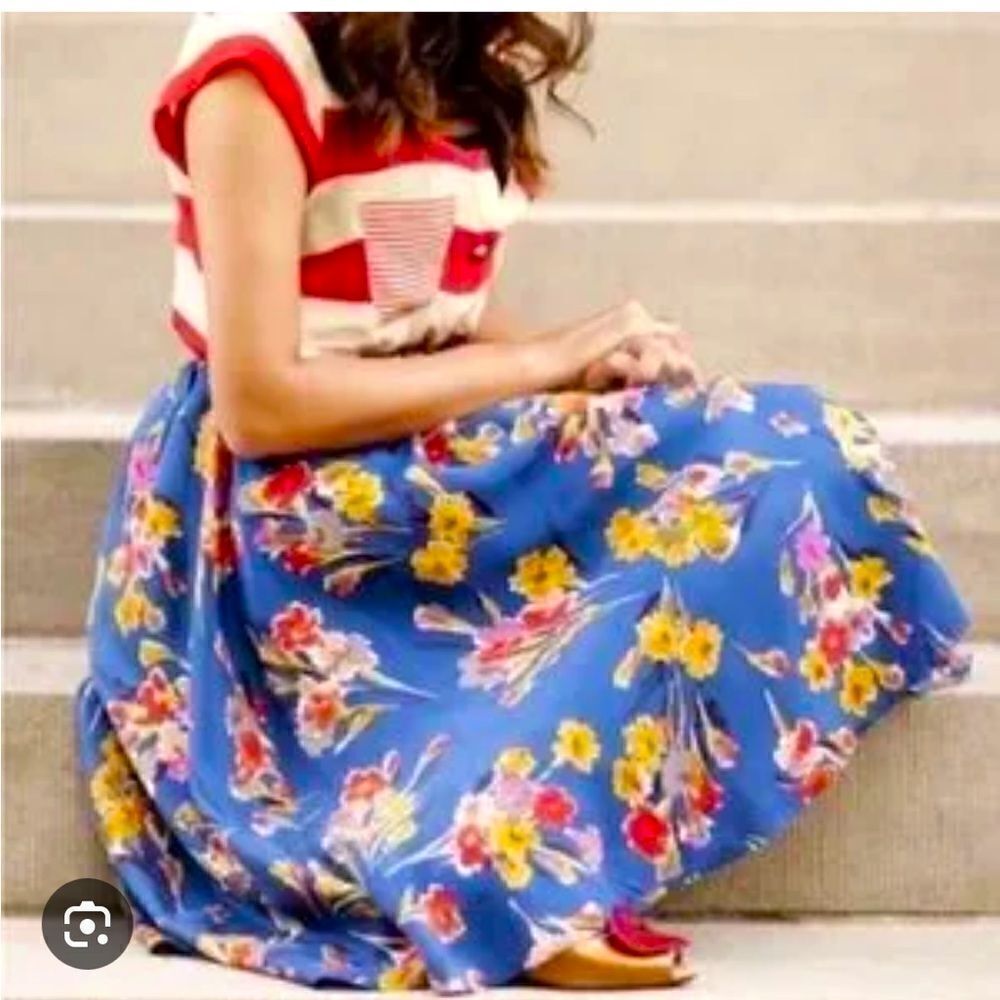 Edme & Esyllte Goldfinch silk skirt
